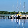 Sailboats - Lake Waubasa, Yahara River Madison Wisconsin